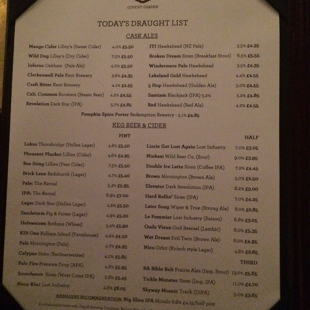 The Craft Beer Co - Pubs Near Me - London, XGL The Craft Beer Co - Pubs Near Me - London, XGL