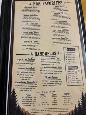 Menu photo 1 The Forester Pub Lincoln, ME Menu photo 1 The Forester Pub Lincoln, ME