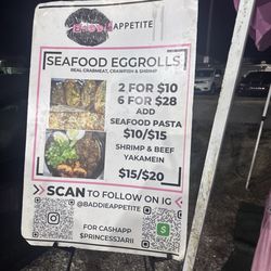 Baddie Appetite - Menu