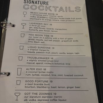 The Wilson - Cocktail menu - New American Near Me - New York, New York The Wilson - Cocktail menu - New American Near Me - New York, New York