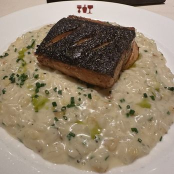 Bottega - Salmon with Corn Risotto - Italian Near Me - Yountville, California Bottega - Salmon with Corn Risotto - Italian Near Me - Yountville, California