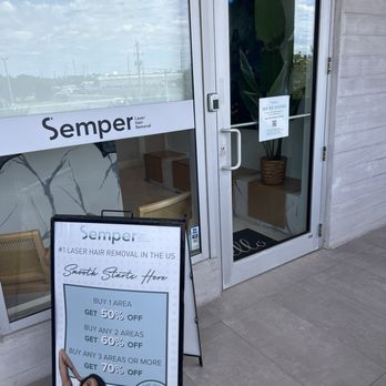 Semper Laser - Entrance - Laser Hair Removal Near Me - Hallandale Beach, Florida