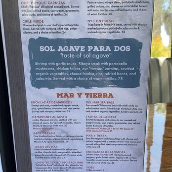 Sol Agave - Menu - New Mexican Cuisine Near Me - Santa Monica, California Sol Agave - Menu - New Mexican Cuisine Near Me - Santa Monica, California
