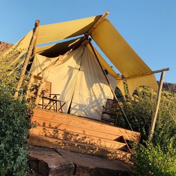 Under Canvas Zion - Canvas from outside - Hotels Near Me - Virgin, Utah