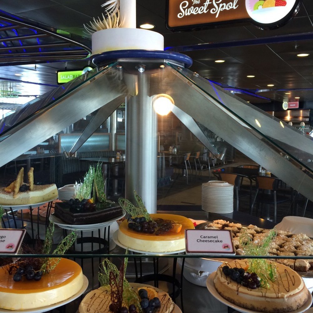 Dessert area at the buffet Dessert area at the buffet