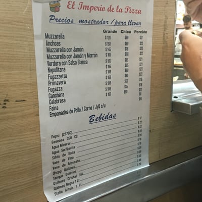 Menu photo 2 El Imperio de la Pizza Buenos Aires, C