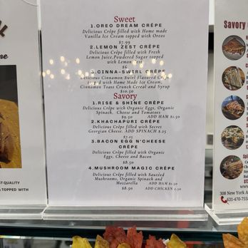 G Taste Crepe Cafe - Sweet Crêpe menu - Creperies Near Me - Huntington, New York