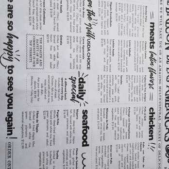 El Balcon De Las Americas - Menu - Colombian Near Me - Margate, Florida El Balcon De Las Americas - Menu - Colombian Near Me - Margate, Florida