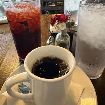 Ricos World Kitchen - Coffee and cheer wine - New American Near Me - Buford, Georgia
