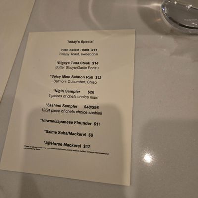 Menu photo 6 Uglyfish Raleigh, NC