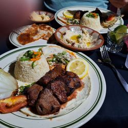 Al-Amir - The Beef Kebab dinner.