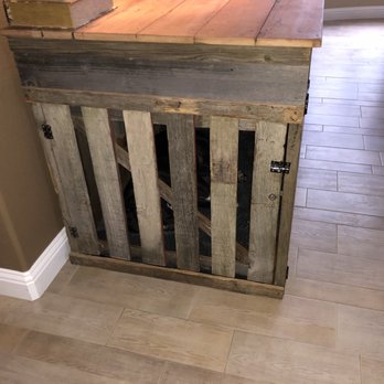 48 Planks - Dog crate entrance. American Bully Inside and you can't even tell. But great visibility for them. - Furniture Stores Near Me - Loomis, California