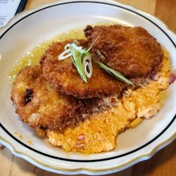 The War Mouth - Fried Green Tomatoes with Pimento Cheese