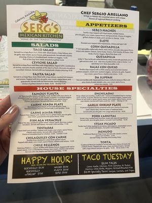 Menu photo 5 Serg’s Mexican Kitchen Honolulu, HI