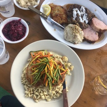 Mader's - Butter Chicken Schnitzel and the German Sampler - German Near Me - Milwaukee, Wisconsin