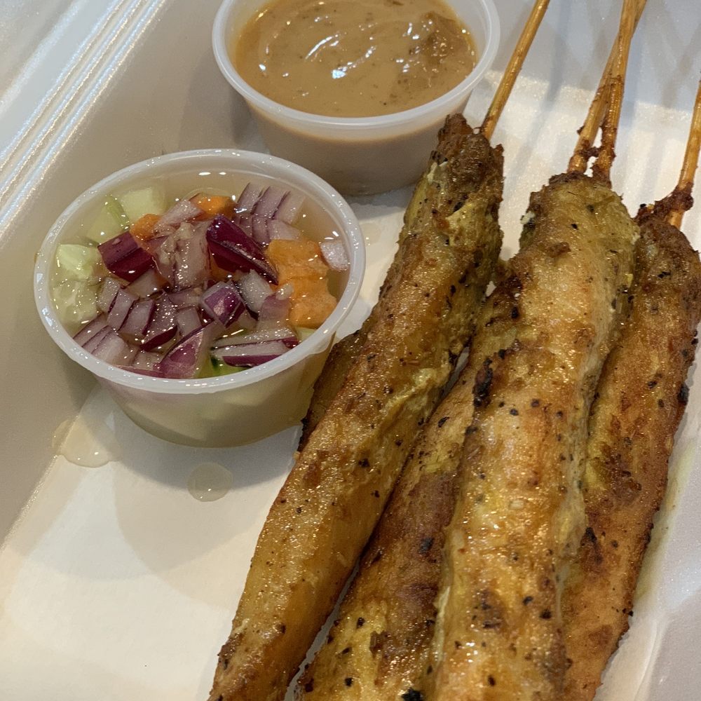 Krung Thai Restaurant - Chicken Satay - Thai Near Me - Albuquerque, New Mexico