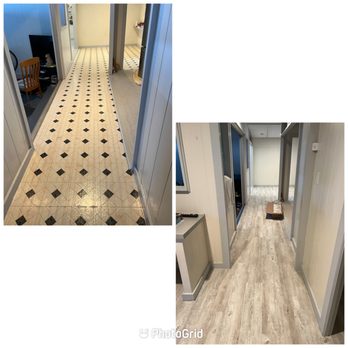 Abbey Carpet & Floor - old flooring of diamond print sheet vinyl vs new Luxury Vinyl Planks - Mohawk Dove Tail Wood - Flooring Near Me - Honolulu, Hawaii Abbey Carpet & Floor - old flooring of diamond print sheet vinyl vs new Luxury Vinyl Planks - Mohawk Dove Tail Wood - Flooring Near Me - Honolulu, Hawaii
