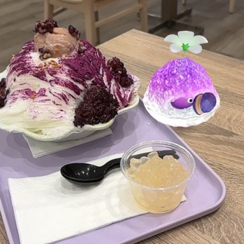 Ever After Tearoom & Eatery - Purple Rice Taro  (serve 2-4 people)(15-25 minutes) - Shaved Ice Near Me - Irvine, California
