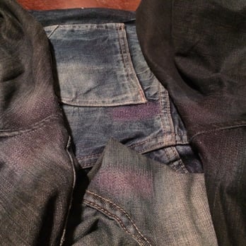 Denim Therapy - The same exact color thread used on 4 different color pairs of jeans. And it reflects light differently than denim. - Sewing & Alterations Near Me - New York, New York Denim Therapy - The same exact color thread used on 4 different color pairs of jeans. And it reflects light differently than denim. - Sewing & Alterations Near Me - New York, New York