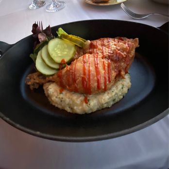 The Bygone - Chicken with hot bbq sauce drizzle - American Near Me - Baltimore, Maryland The Bygone - Chicken with hot bbq sauce drizzle - American Near Me - Baltimore, Maryland