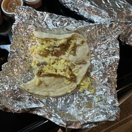 Bad Bacon and Egg Taco Bad Bacon and Egg Taco