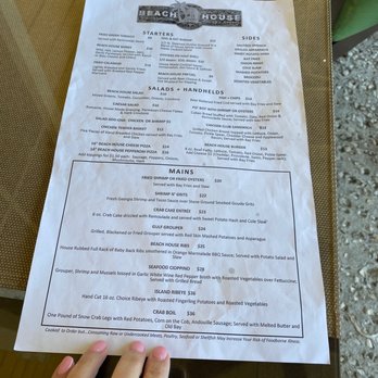 Beach House Restaurant - Menu - New American Near Me - Jekyll Island, Georgia