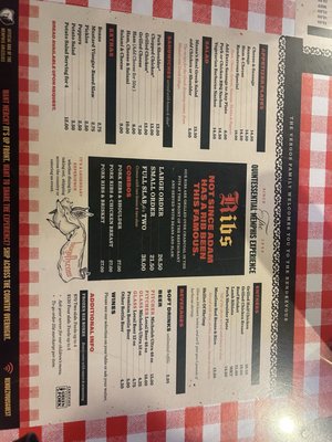 Menu photo 6 Charlie Vergos' Rendezvous Memphis, TN