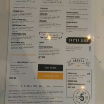 Grater Grilled Cheese - American Near Me - Irvine, California