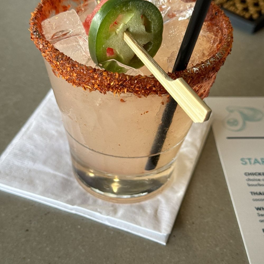 7 Mile Kitchen - Spicy Watermelon cocktail - New American Near Me - Carlsbad, California