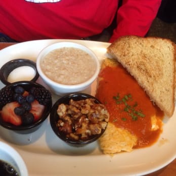Blue's Egg + Bakery - Chorizo Omelette & Steel cut oats - Breakfast & Brunch Near Me - Milwaukee, Wisconsin Blue's Egg + Bakery - Chorizo Omelette & Steel cut oats - Breakfast & Brunch Near Me - Milwaukee, Wisconsin