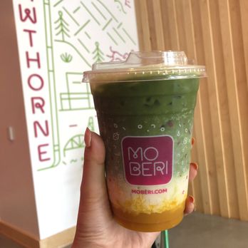 Moberi - Matcha Passionfruit Latte - Juice Bars & Smoothies Near Me - Portland, Oregon