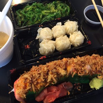 Sushi 2 Go - Angel hair sushi, shrimp shumai, seaweed salad and miso soup - Sushi Bars Near Me - Arlington, Virginia Sushi 2 Go - Angel hair sushi, shrimp shumai, seaweed salad and miso soup - Sushi Bars Near Me - Arlington, Virginia