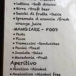 Al Solito Posto - Menu