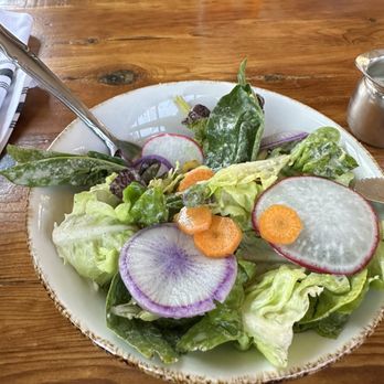 peasants FEAST - Side salad tossed with ranch - American Near Me - Solvang, California peasants FEAST - Side salad tossed with ranch - American Near Me - Solvang, California