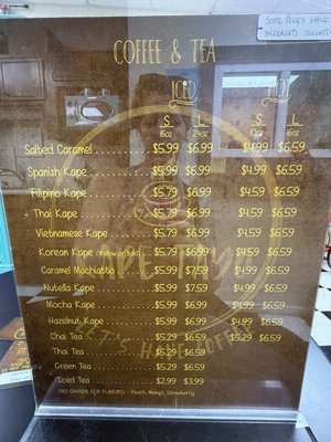 Menu photo 4 Kape Tayo Huntsville, AL