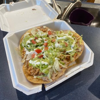 El Huarache - Chicken Tostadas - Mexican Near Me - Austin, Texas El Huarache - Chicken Tostadas - Mexican Near Me - Austin, Texas