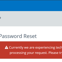 PASWORD RESET LINK CONTINUES TO FAIL AFTER SEVERAL DAYS, WEEKS. ALL SECURUS CUSTOMER SUPPORT CHANNELS ARE WIRED TO DEAD END.