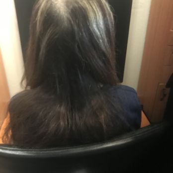 Hair By Homa - Before and with lot of gray - Hair Stylists Near Me - Lake Forest, California Hair By Homa - Before and with lot of gray - Hair Stylists Near Me - Lake Forest, California