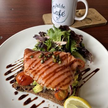Dolche Cafe Mexifood - Smoked salmon avocado toast and delicious latte - Coffee & Tea Near Me - Chula Vista, California Dolche Cafe Mexifood - Smoked salmon avocado toast and delicious latte - Coffee & Tea Near Me - Chula Vista, California