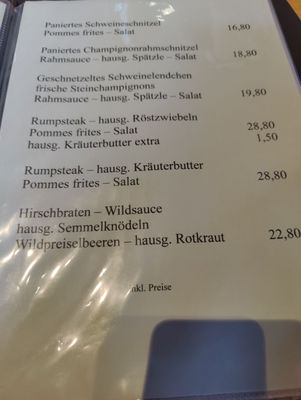 Menu photo 1 Ratsstube Dahn, RP Menu photo 1 Ratsstube Dahn, RP
