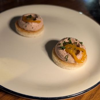 Camelia - Chicken liver jam bite - French Near Me - Los Angeles, California