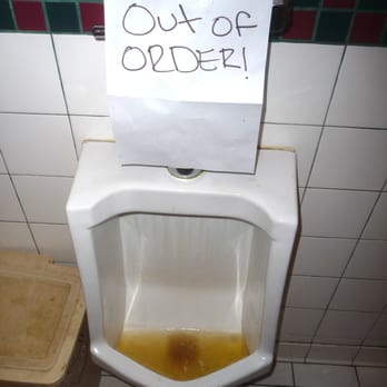 King Gyros - Urinal at King Gyros with old, reeking pee in it. - Greek Near Me - Mishawaka, Indiana King Gyros - Urinal at King Gyros with old, reeking pee in it. - Greek Near Me - Mishawaka, Indiana