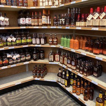 ABC Triad Municipal - shelves of liquor in a liquor store - Beer, Wine & Spirits Near Me - Winston-Salem, North Carolina