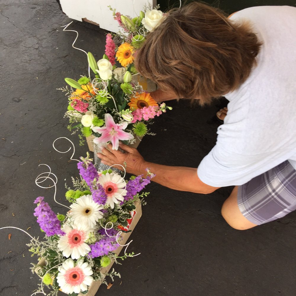 Sweet Floral - Al packing up my flower arrangements nice and tight so they are easy to transport! - Florists Near Me - San Diego, California Sweet Floral - Al packing up my flower arrangements nice and tight so they are easy to transport! - Florists Near Me - San Diego, California