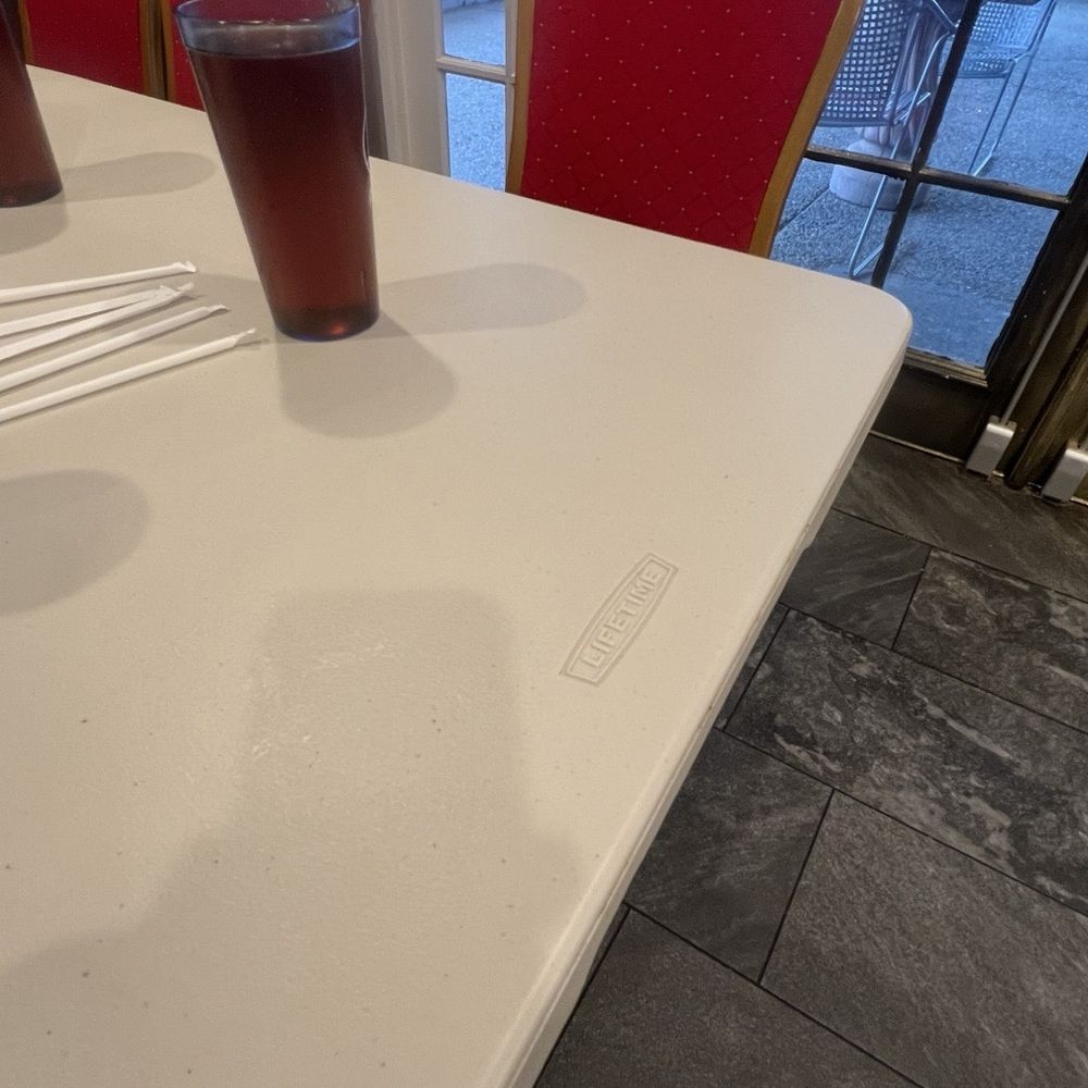 Hibachi Buffet - Plastic picnic table in the dining hall... - Buffets Near Me - Citrus Heights, California Hibachi Buffet - Plastic picnic table in the dining hall... - Buffets Near Me - Citrus Heights, California