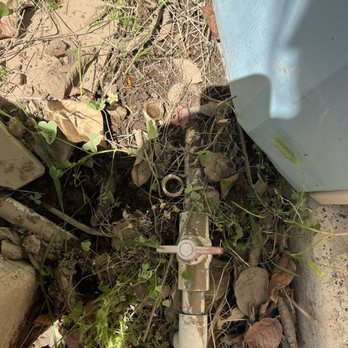 Vera Plumbing And Drain - Before water shut off made out of PVC pipe. - Water Heater Installation/Repair Near Me Vera Plumbing And Drain - Before water shut off made out of PVC pipe. - Water Heater Installation/Repair Near Me