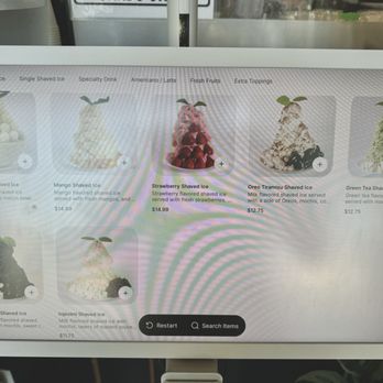 Oakobing - Menu: 07/16/2024 Shaved ice cream - Shaved Ice Near Me - Los Angeles, California