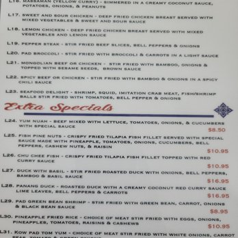 Thai Racha - Lunch menu. 2. - Thai Near Me - New Braunfels, Texas Thai Racha - Lunch menu. 2. - Thai Near Me - New Braunfels, Texas