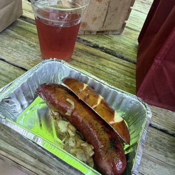 Cherry Public House - Smoke Brat with Honey Mead - New American Near Me - Glen Arbor, Michigan Cherry Public House - Smoke Brat with Honey Mead - New American Near Me - Glen Arbor, Michigan