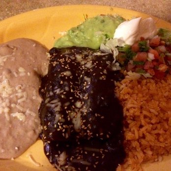 El Molcajete - Mole enchiladas. - Mexican Near Me - Ukiah, California